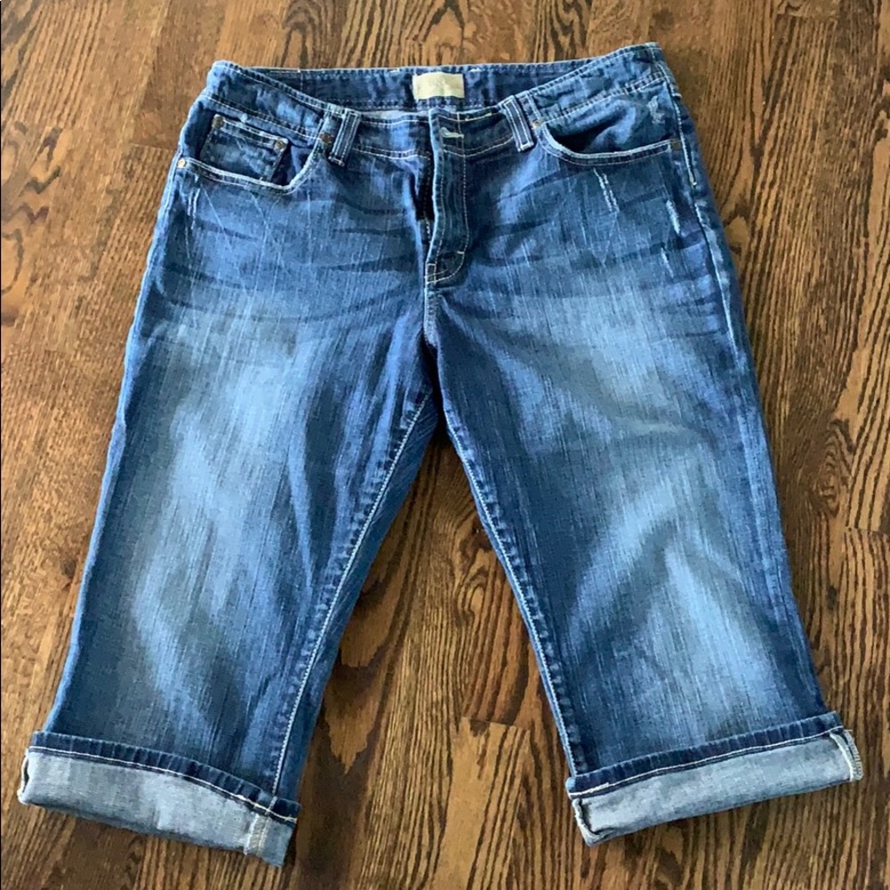 BKE Denim Capris
